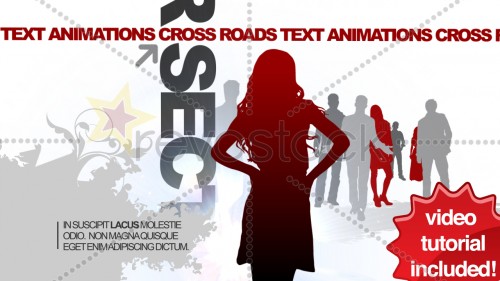 Revostock CrossRoads Text Animations 42899 - Projects for After Effects