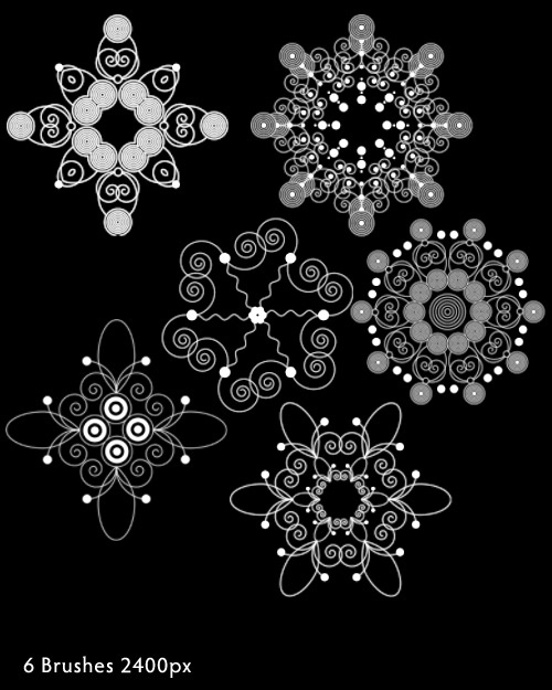 Ornaments Brushes Set