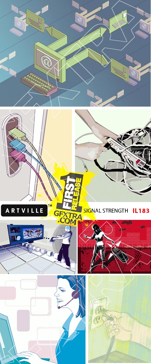 Artville Illustrations IL183 Signal Strength