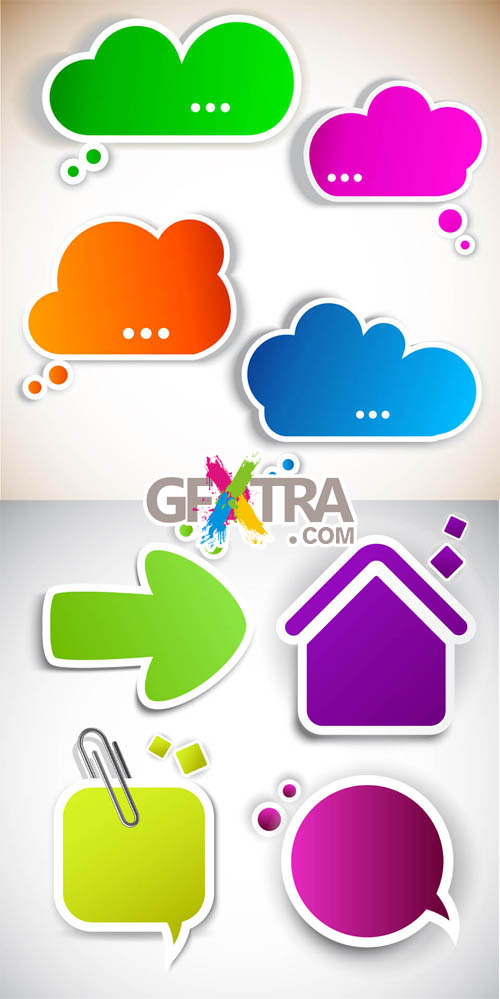 Stickers Vector Set #27