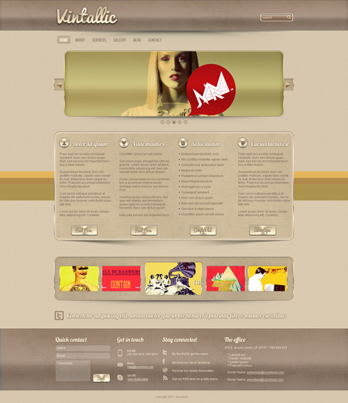 WordPress Theme - Vintallic