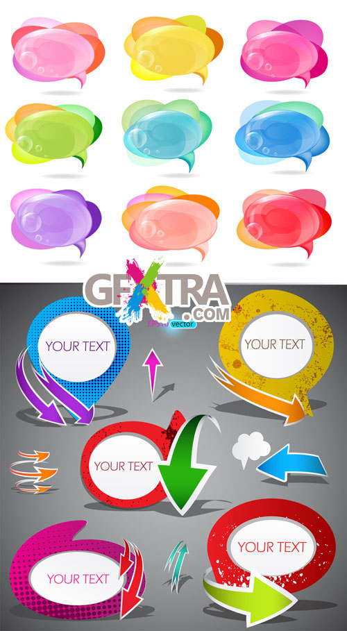 Stickers Vector Set #43