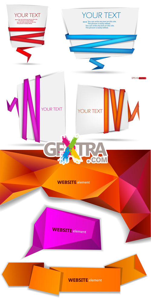 Creative Website Vector Elements