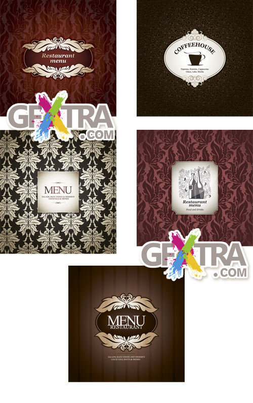 Restaurant menu design 2 25xEPS