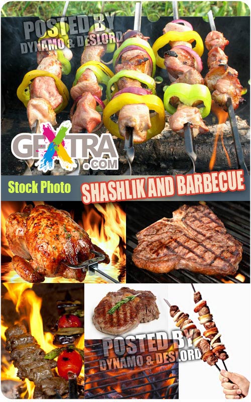 Shashlik and barbecue - UHQ Stock Photo