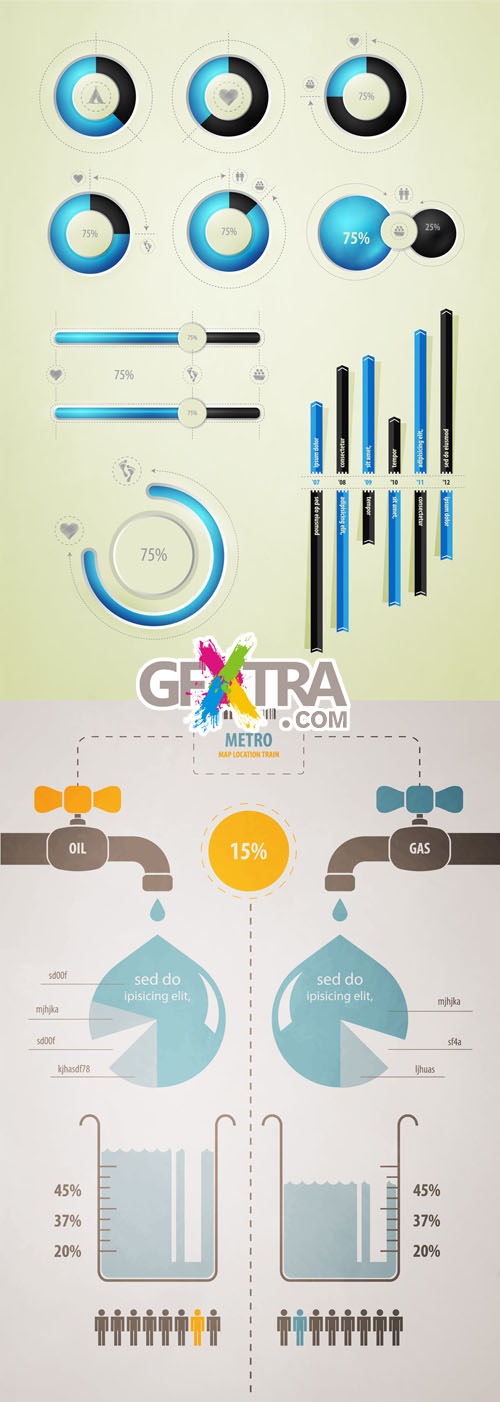 Infographics Vector Pack #15