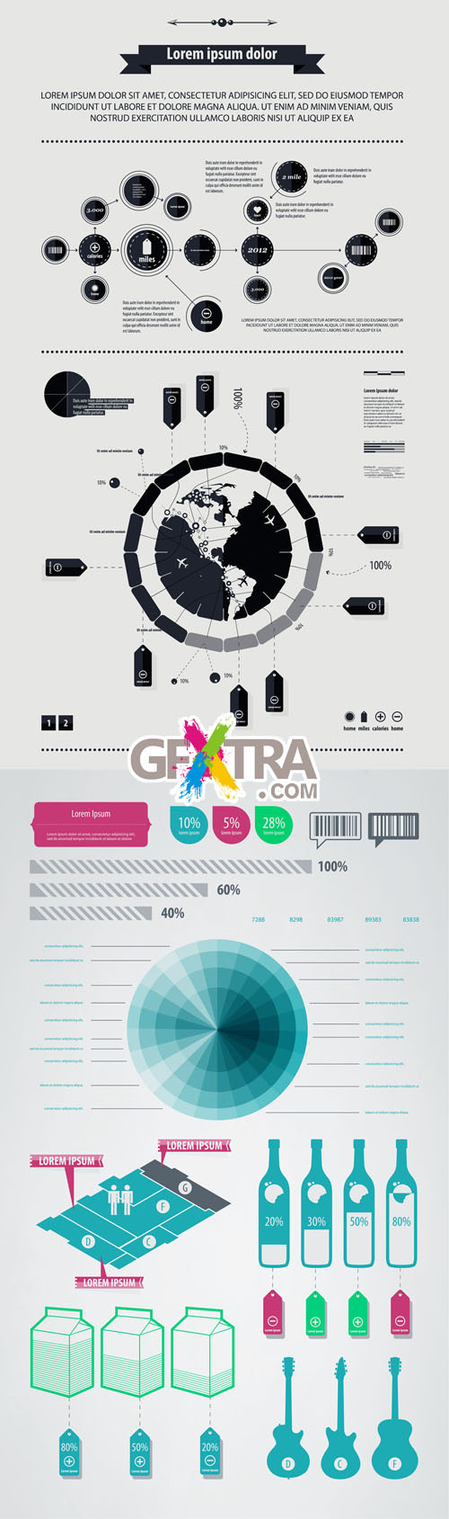 Infographics Vector Pack #14