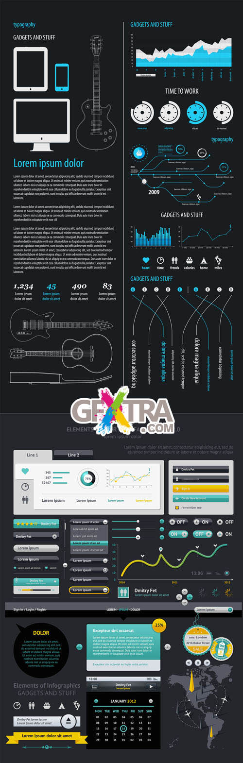 Infographics Vector Pack #16