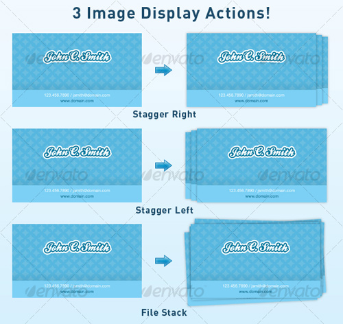 3 Image Stack / Display Actions