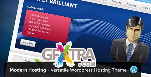 Themeforest - Modern Hosting Wordpress Version