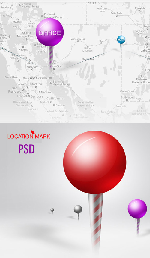 Location Mark Psd