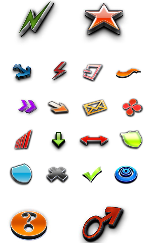 Psd Icons Set