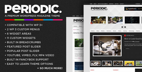 ThemeForest - Periodic 2.4.1 - A Premium WordPress Magazine Theme