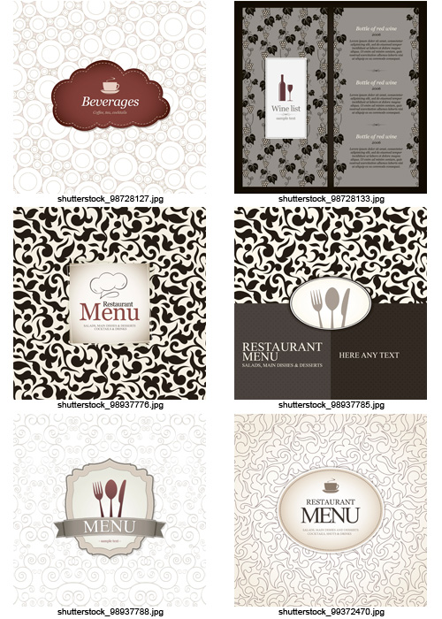 Amazing SS - Menu Templates 2, 25xEPS