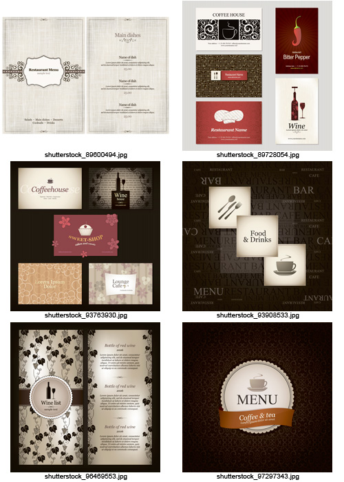 Amazing SS - Menu Templates 2, 25xEPS