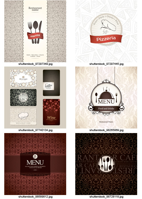 Amazing SS - Menu Templates 2, 25xEPS