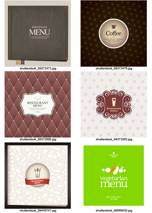 Amazing SS - Menu Templates 2, 25xEPS