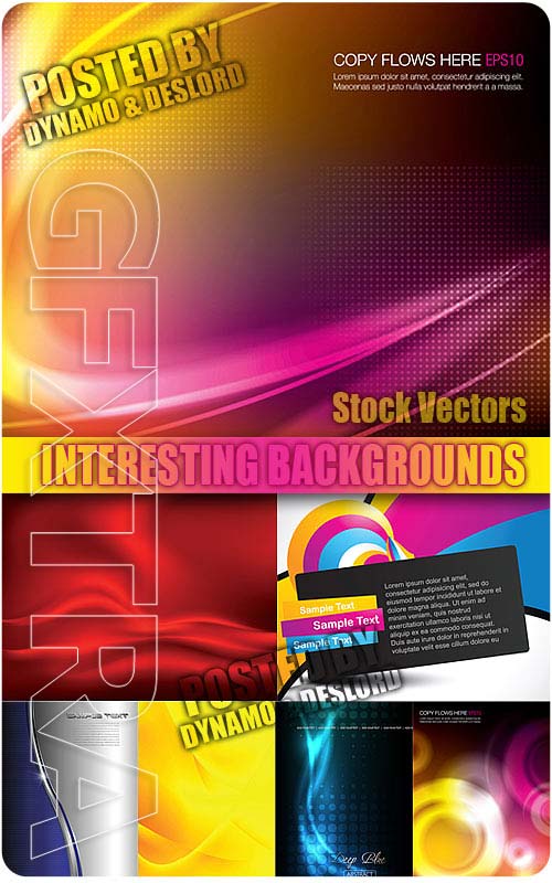 Interesting backgrounds - Stock Vectors