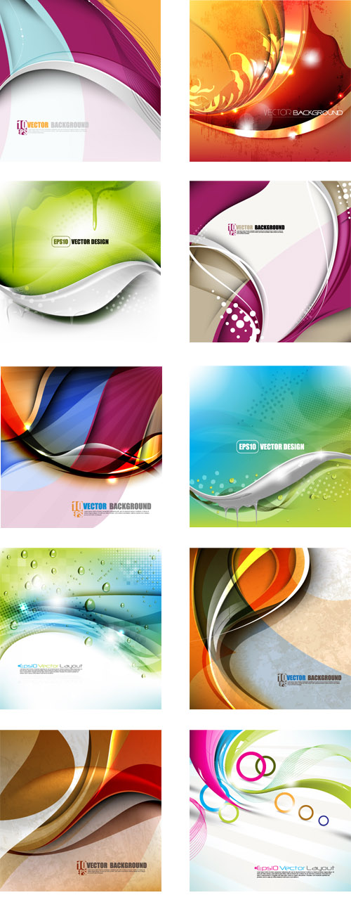 Abstract Waves Background 56xEPS