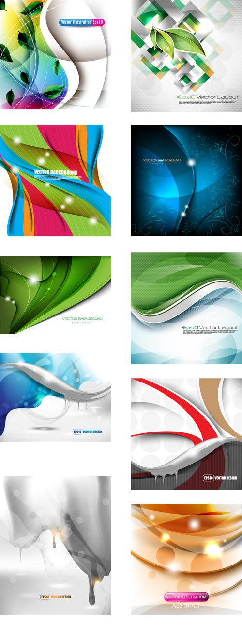 Abstract Waves Background 56xEPS