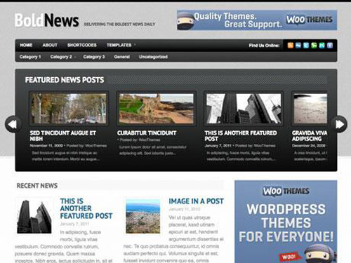 WooThemes - Boldnews v1.1.6 for WordPress