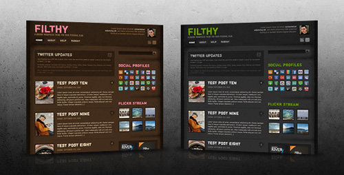 ThemeForest - Filthy + PSD (Reupload)