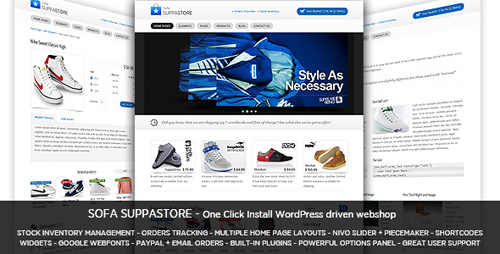 ThemeForest - Sofa SuppaStore - WordPress driven webshop (Reupload)