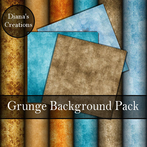 6 Grunge Background Pack