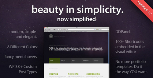 ThemeForest - FLER - Your modern, simple & elegant all-use theme (Reupload)