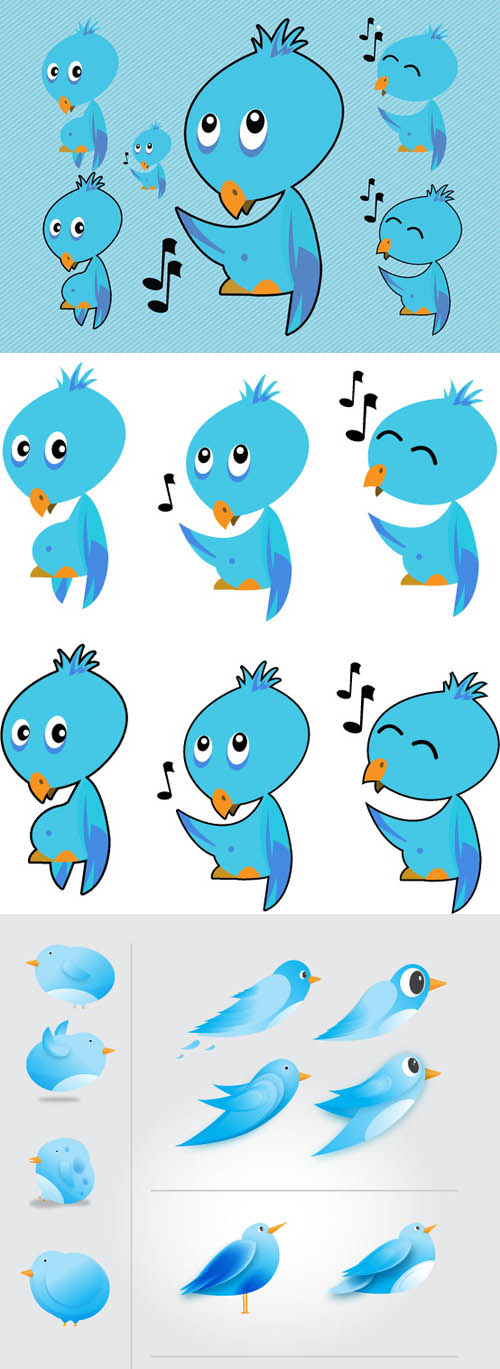 Twitter Bird Vectors