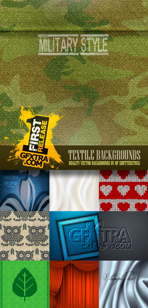 Amazing SS - Textile Backgrounds, 23xEPS