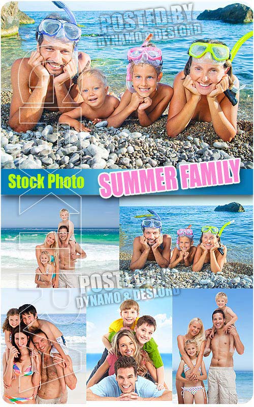 Summer Family - UHQ Stock Photo