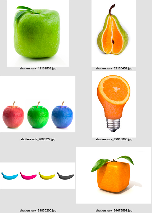 Amazing SS - Creative Fruits, 25xJPGs