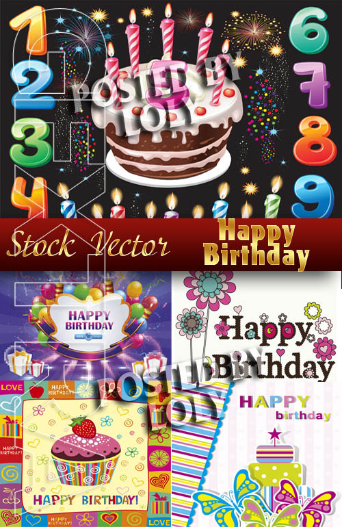Happy Birthday! - Stock Vector