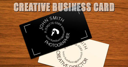 Creative Business Card Template Vector