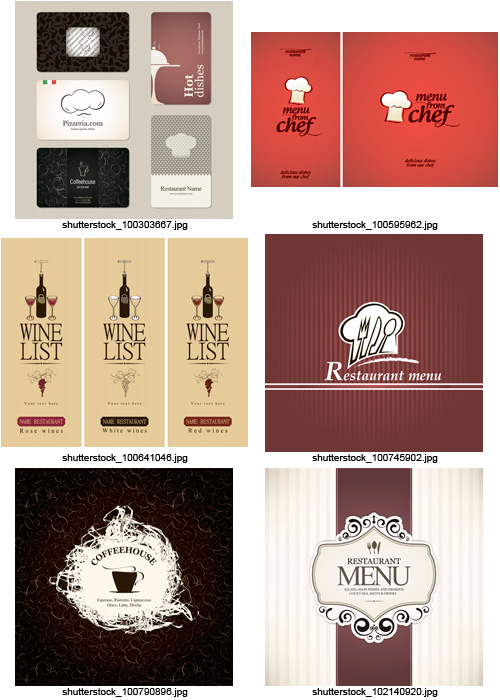 Amazing SS - Menu Templates 3, 25xEPS