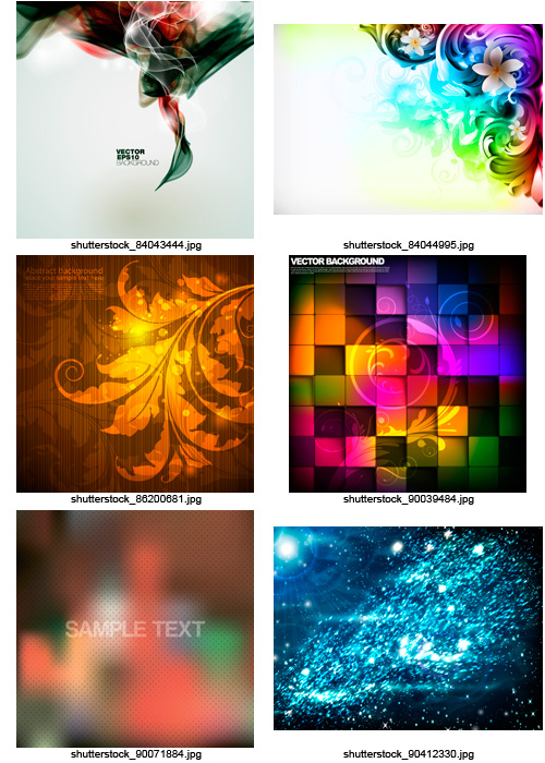 Amazing SS - Abstract Backgrounds, 25xEPS