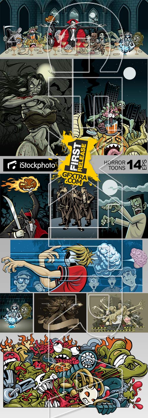 Horror Toons - iStockPhoto 14xEPS