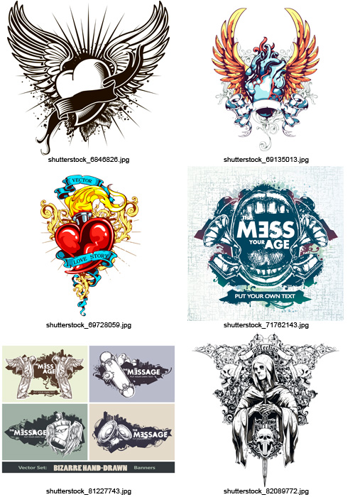 Amazing SS - Tattoo Design, 24xEPS