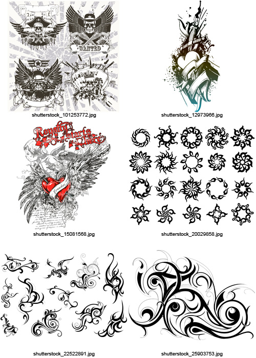 Amazing SS - Tattoo Design, 24xEPS