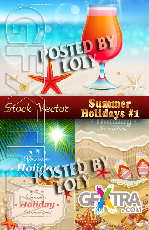 Summer holidays - Stock Vector