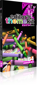 Editor's Themekit 84: Crayon Mix