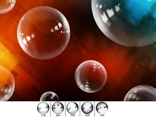 5 Soap Bubble Brushes set