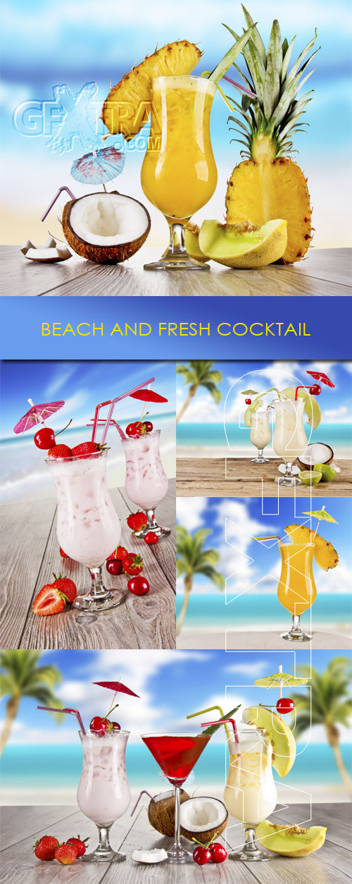 Beach and Fresh Cocktail 5xJPGs