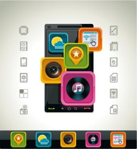 Smartphones & Apps Collection 50xEPS