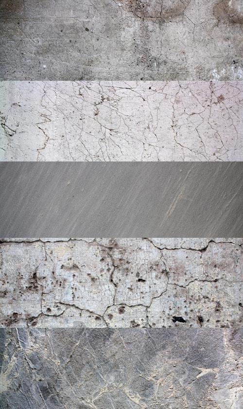 5 Concrete Textures Pack 1