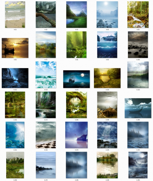 30 Fantastic natural backgrounds Vol.9