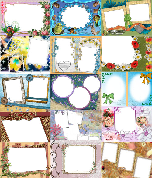 Collection of Spring Photo frames pack 33