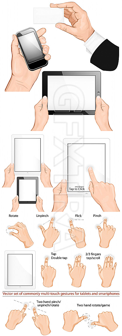 Illustration of hand holding