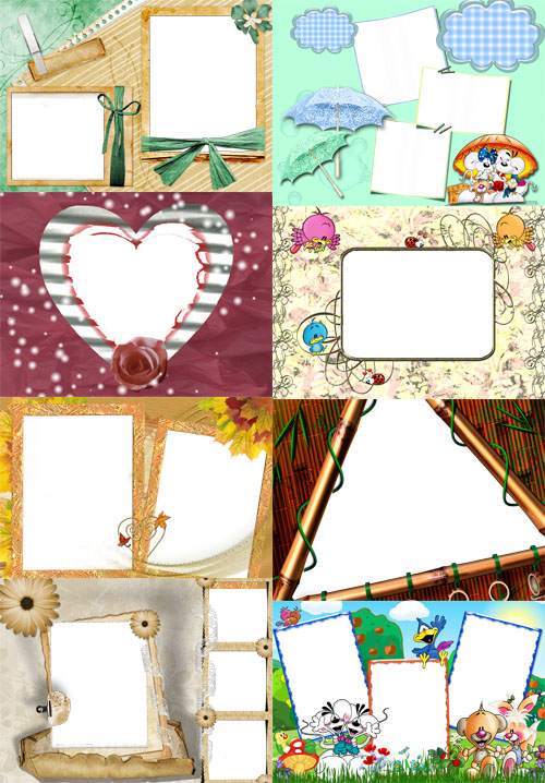 Collection of Spring Photo frames pack 51